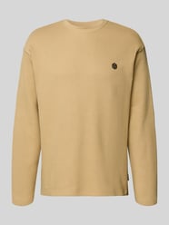 Longsleeve van katoen model 'FILLIP' van Blend Beige - 17