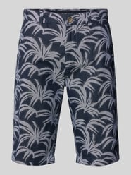 Regular Fit Chino-Shorts mit Gürtelschlaufen von Tom Tailor Blau - 14