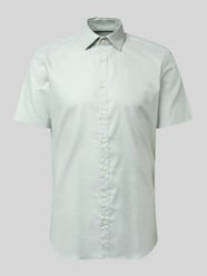 Koszula o kroju slim fit biznes z bawełny z kołnierzykiem typu kent od Jake*s - 3