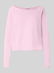 Sweatshirt mit U-Boot-Ausschnitt Modell 'BTOWN' von American Vintage Pink - 1