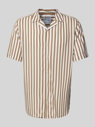 Regular fit vrijetijdsoverhemd met 1/2-mouwen, model 'WAYNE' van ONLY & SONS Beige - 13