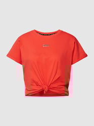 T-Shirt mit Knotendetail von DKNY PERFORMANCE Rot - 9
