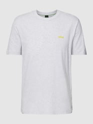 T-Shirt mit Label-Print von BOSS Green Grau - 42