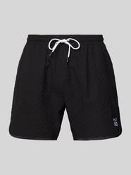 Relaxed Fit Badeshorts mit Strukturmuster von HUGO - 24