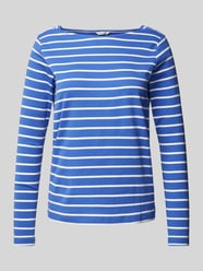 Regular Fit Langarmshirt mit Bio-Baumwolle von Tom Tailor Blau - 13