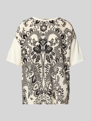 T-shirt z obniżonymi ramionami model ‘PAMPAS’ od Weekend Max Mara - 35