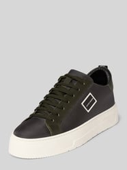 Ledersneaker mit Label-Applikation von Antony Morato - 1