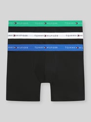 obcisłe bokserki o kroju regular fit z mieszanki bawełny w zestawie 3 szt. od Tommy Hilfiger - 23