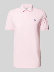 Tailored Fit Poloshirt mit Logo-Stitching von Polo Ralph Lauren Pink - 5