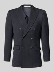 Marynarka o kroju slim fit z wzór w cienkie prążki od Selected Homme - 19