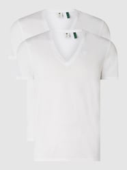 Regular fit T-shirt in set van 2 stuks van G-Star Raw Wit - 9