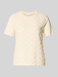 Regular fit T-shirt met viscose van COMMA - 18