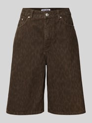 Baggy fit korte jeans in 5-pocketmodel van Review - 7