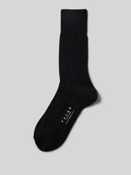 Socken mit Label-Detail Modell 'LHASA' von Falke Schwarz - 15