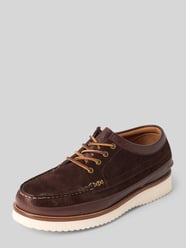 Buty sznurowane z naturalnej skóry ze skóry bydlęcej model 'RANGER WB' od Polo Ralph Lauren - 46
