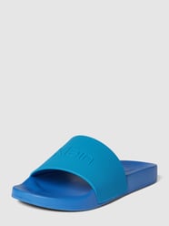 Slides mit Label-Detail Modell 'POOL SLIDE RUBBER' von CK Calvin Klein Blau - 30