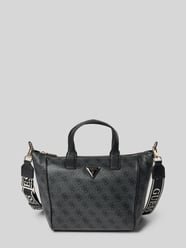 Torba typu Tote z detalem z logo Model 'FOLLIE' od GUESS - 11