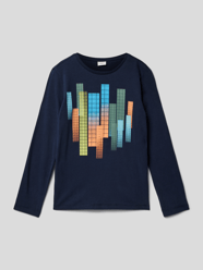 Longsleeve met ronde hals van s.Oliver RED LABEL Blauw / turquoise - 33
