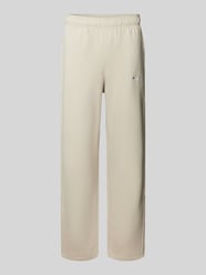 Straight Fit Sweatpants mit Label-Stitching von CHAMPION Beige - 3