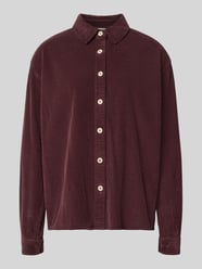 Oversized Hemdbluse aus reiner Baumwolle Modell 'Padow' von American Vintage Bordeaux - 22