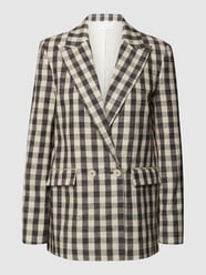 Blazer mit Vichy-Karos von Mango Weiß - 33