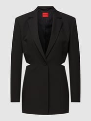 Blazer met cut-outs, model 'Asonna' van HUGO Grijs / zwart - 19