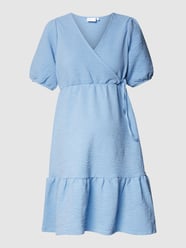 Umstands-Kleid in Minilänge von Mamalicious Blau - 23