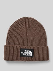 Strickmütze mit Label-Patch von The North Face Braun - 32