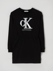 Sweatkleid mit Logo-Print  von Calvin Klein Jeans Schwarz - 24