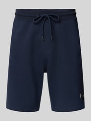 Regular Fit Sweatshorts mit Logo-Badge Modell 'PHARS' von AlphaTauri - 3