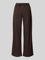 Hose aus Leinen-Baumwoll-Mix mit elastischem Bund von Neo Noir - 2