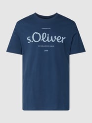 T-shirt met labelprint, model 'logo' van s.Oliver RED LABEL - 2