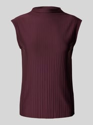 Top mit Plisseefalten von Gina Tricot Rot - 4