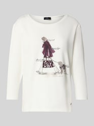 Regular Fit Longsleeve aus Viskose-Mix von monari - 10