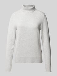 Rollkragenpullover in unifarbenem Design von s.Oliver BLACK LABEL Grau - 10