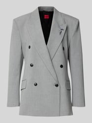 Regular fit lange blazer met broche, model 'ANTEGI' van HUGO - 44