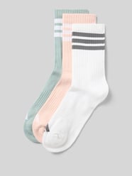 Socken mit kontrastfarbenen Streifen im 3er-Pack von adidas Sportswear Pink - 10