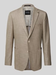 Modern Fit Sakko mit aufgesetzten Taschen Modell 'Edward' von DIGEL Beige - 15