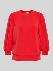 Sweatshirt mit 3/4-Arm Modell 'TENNY' von Selected Femme Rot - 11