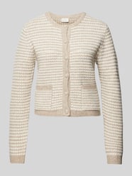 Cardigan mit seitlichen Taschen Modell 'ellery' von Kaffe Braun - 10