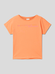 T-shirt met statementprint van s.Oliver RED LABEL Oranje - 17