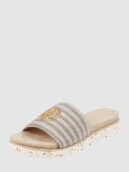Pantolette mit Streifenmuster Modell 'Kiko'  von Bagatt Blau - 11