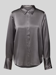 Bluse mit Knopfleiste von (The Mercer) N.Y. Grau - 4