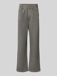 Loose Fit Sweatpants aus Baumwoll-Mix mit Label-Detail von PEGADOR - 6
