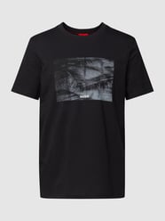 T-Shirt mit Motiv-Print Modell 'Dedellin' von HUGO Schwarz - 39
