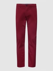 Super Slim Fit Chino mit Stretch-Anteil von MCNEAL Rot - 37