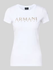 slim fit T-shirt met labelprint van Armani Exchange - 13