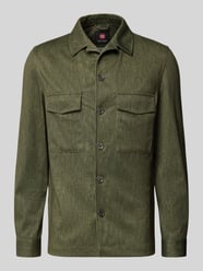 Kurtka koszulowa o kroju slim fit z kieszeniami na piersi model 'Constantin' od CG – CLUB of GENTS - 7
