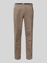 Pantalon met paspelzakken aan de achterkant, model 'Cahsy' van Drykorn Beige - 10