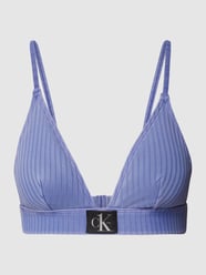 Bikini-Oberteil mit Streifenmuster von Calvin Klein Underwear - 8